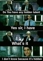 Hidden talent - Interview